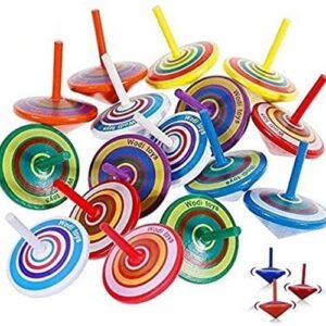 Giroscópio Madeira De 30 Peças Brinquedo Giroscópio Infantil