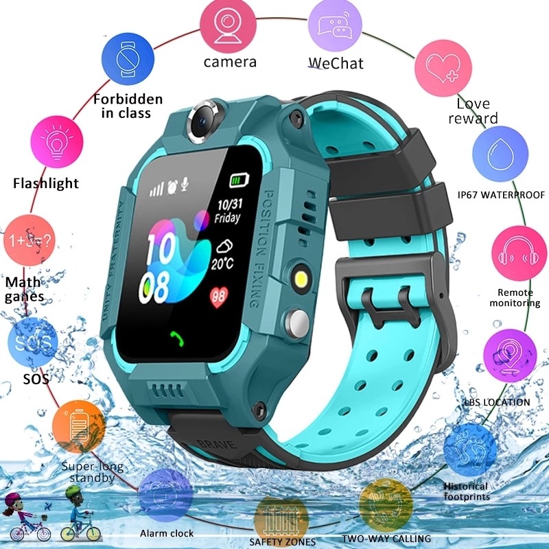 Q22 Kids Smart Watch Crianças Chamam Sos Phone Watch Sim Car