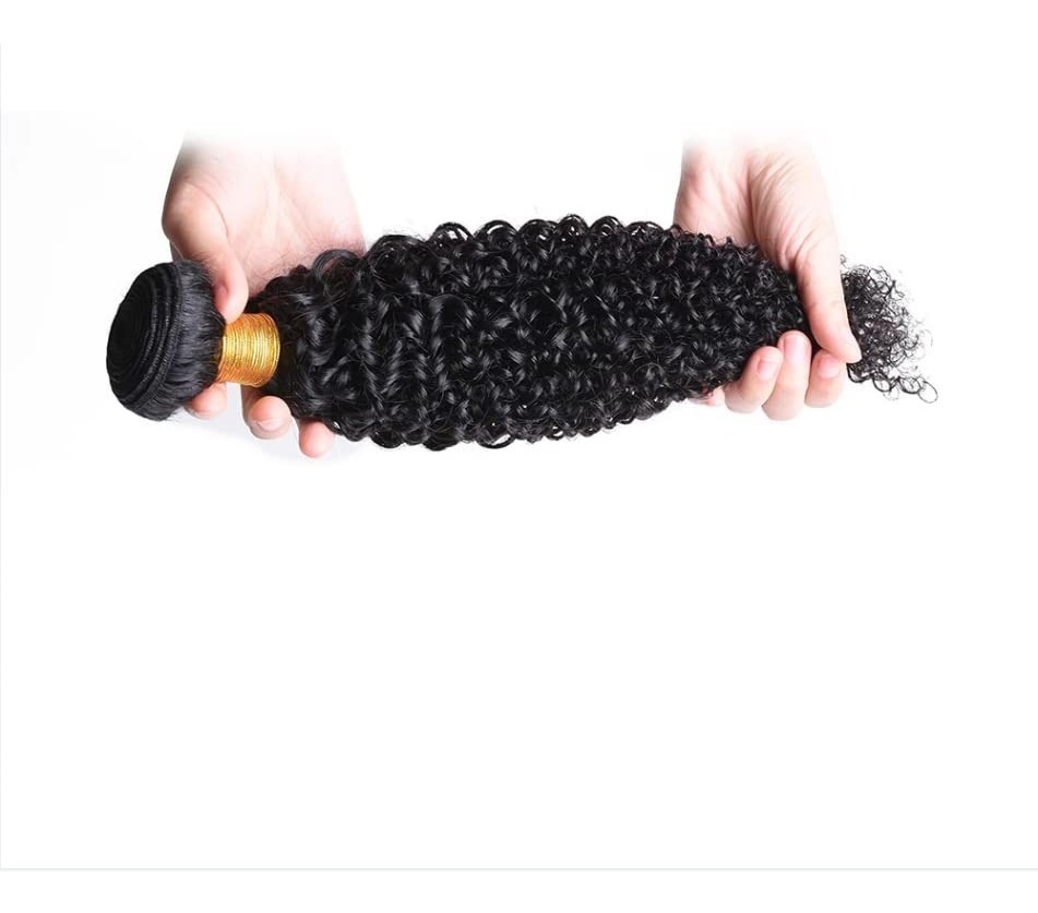 Peruca Cabelo Humano Virgem Longo Encaracolado 50cm 95g - Imagem 3