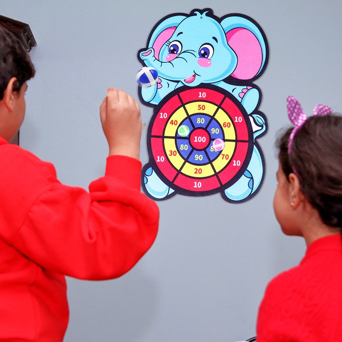 Um Tabuleiro De Dardos Infantil Ao Alvo Sticky Ball Self-adh - Imagem 20