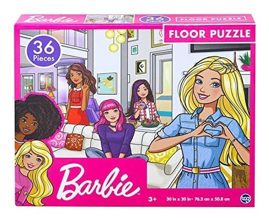 Pacote Hasbro Shop Barbie Floor Puzzle Para Crianças E Menin - Imagem 2