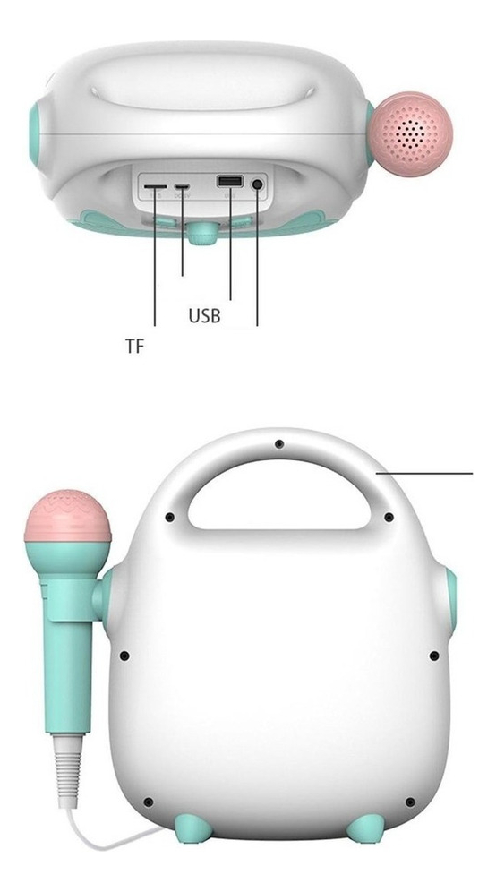 Máquina De Karaokê Para Crianças Brinquedos De Canto - Imagem 8