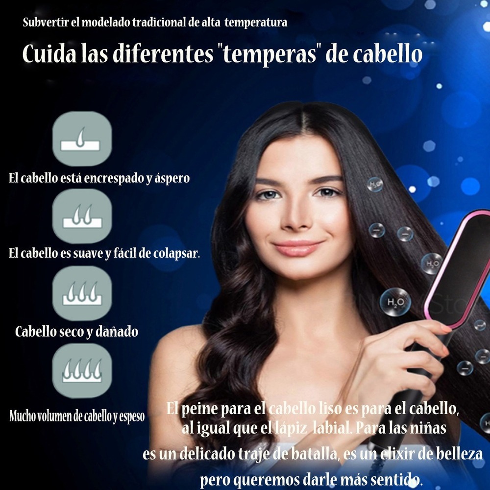 Escova Alisadora Basiq Elegante Escova Profissional -eu Plus - Imagem 10