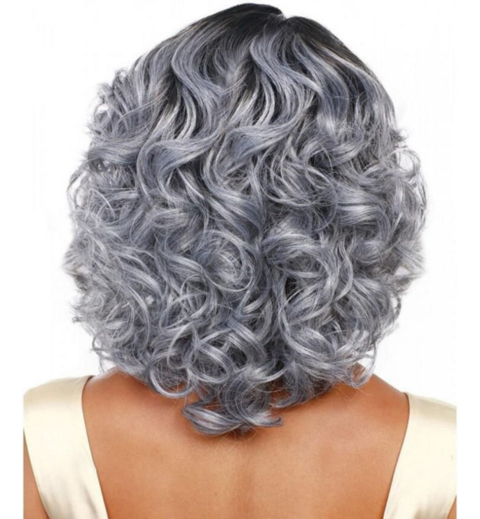 Peruca Cheia Peruca Curta Peruca Curta Curly Styling Peruca - Imagem 2
