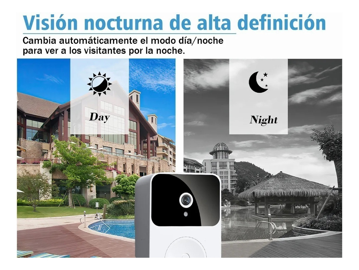 Câmera De Campainha De Vídeo Sem Fio Visual Smart Security - Imagem 4