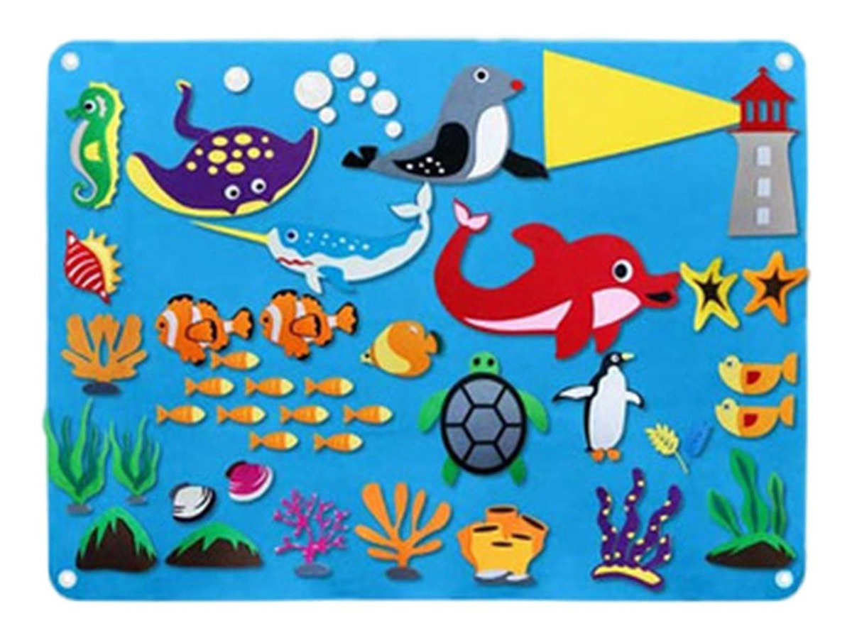 De Tabuleiro De Feltro Montessori Diy Tabuleiros De Feltro