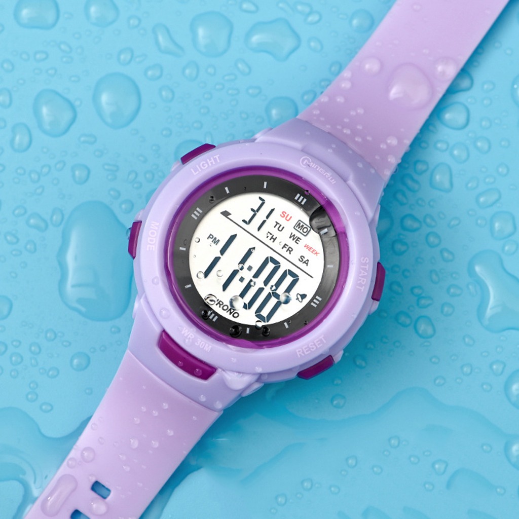 Meninos Girls Digital Watch Electro Impermeável Ao Ar Livre - Imagem 23