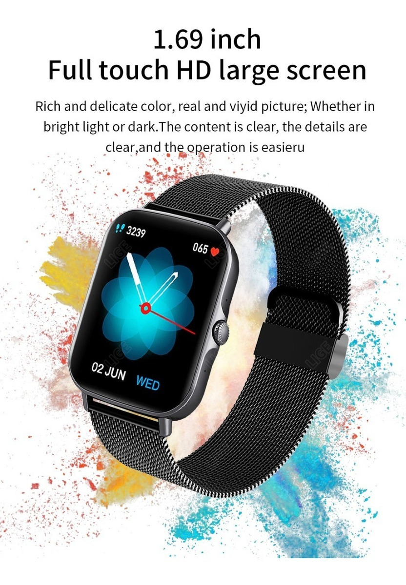 Smartwatch Bluetooth Esportivo À Prova D'água - Imagem 26