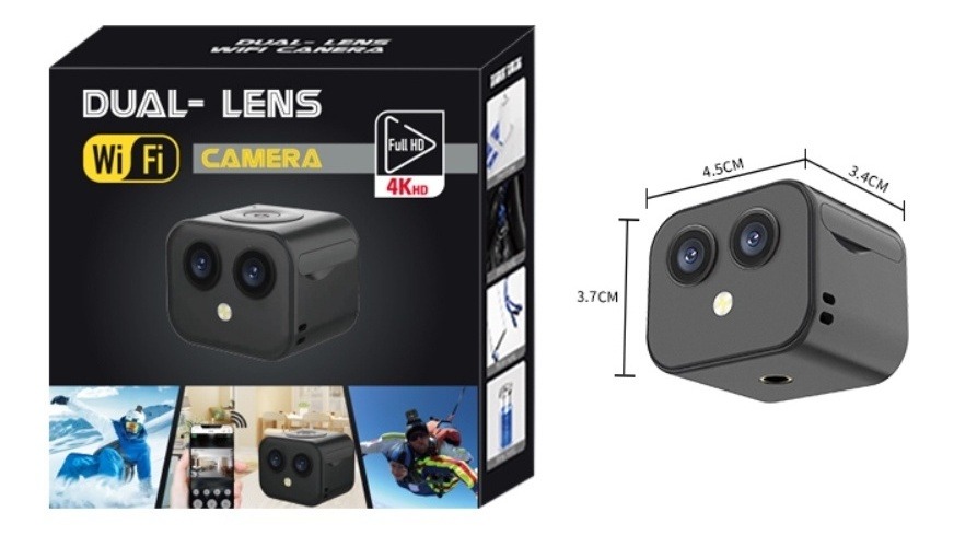 Camera Externa Wifi Lampada Espiã 360 - Imagem 5