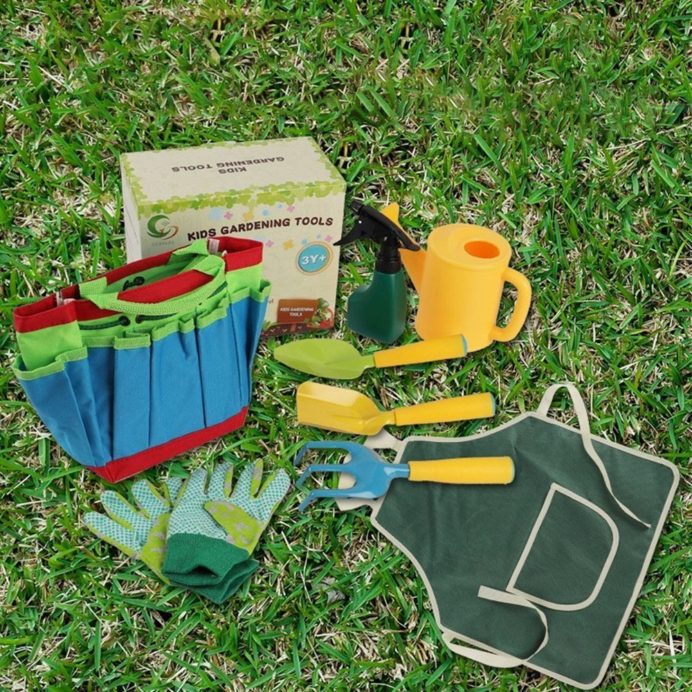 Conjunto De 8 Peças De Ferramentas De Jardinagem Infantil De - Imagem 5