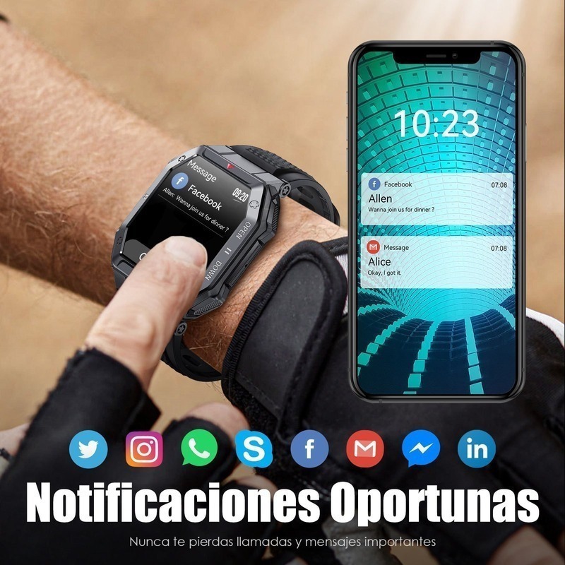 Smartwatch Para Esportes Ao Ar Livre Para Homens. - Imagem 14