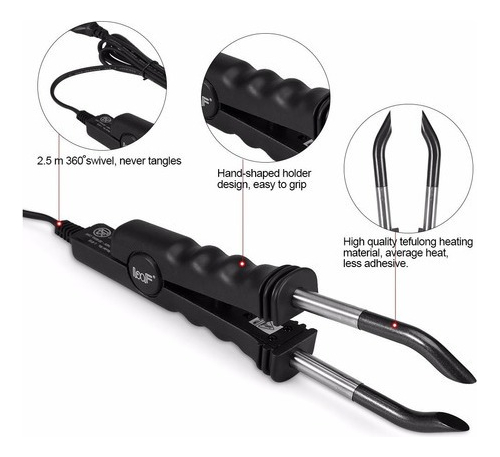 Peruca De Extensão De Cabelo De Máquina De Conector - Imagem 3