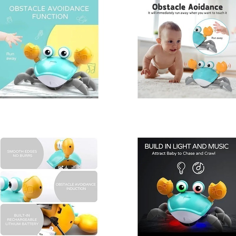 Indução Elétrica Infantil De Brinquedo De Caranguejo - Imagem 2