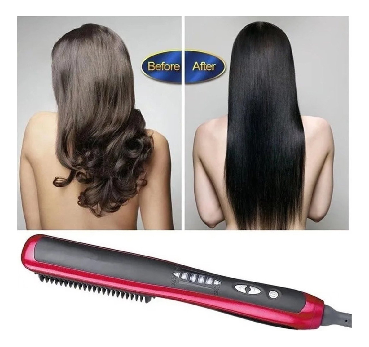Escova Anion Alisadora De Cabelo Basique Elegante Chapinha - Imagem 7
