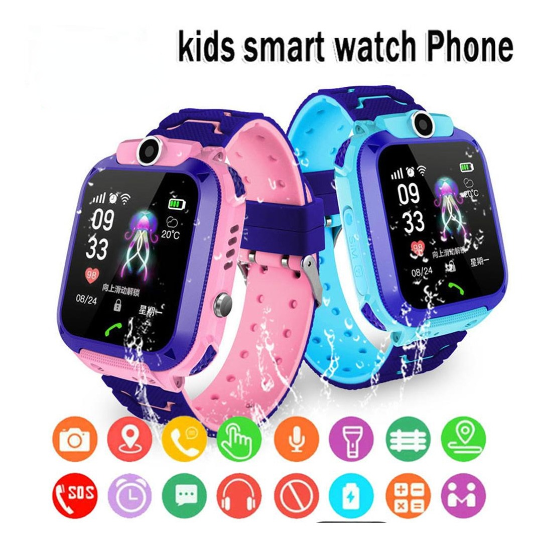 Smartwatch Infantil Q12 Sos Com Cartão Sim À Prova