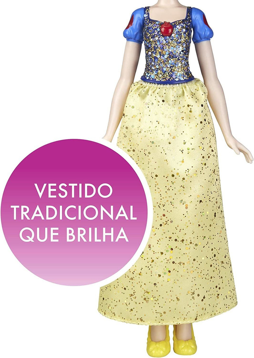 Disney Princess Royal Shimmer Branca De Neve - Imagem 4