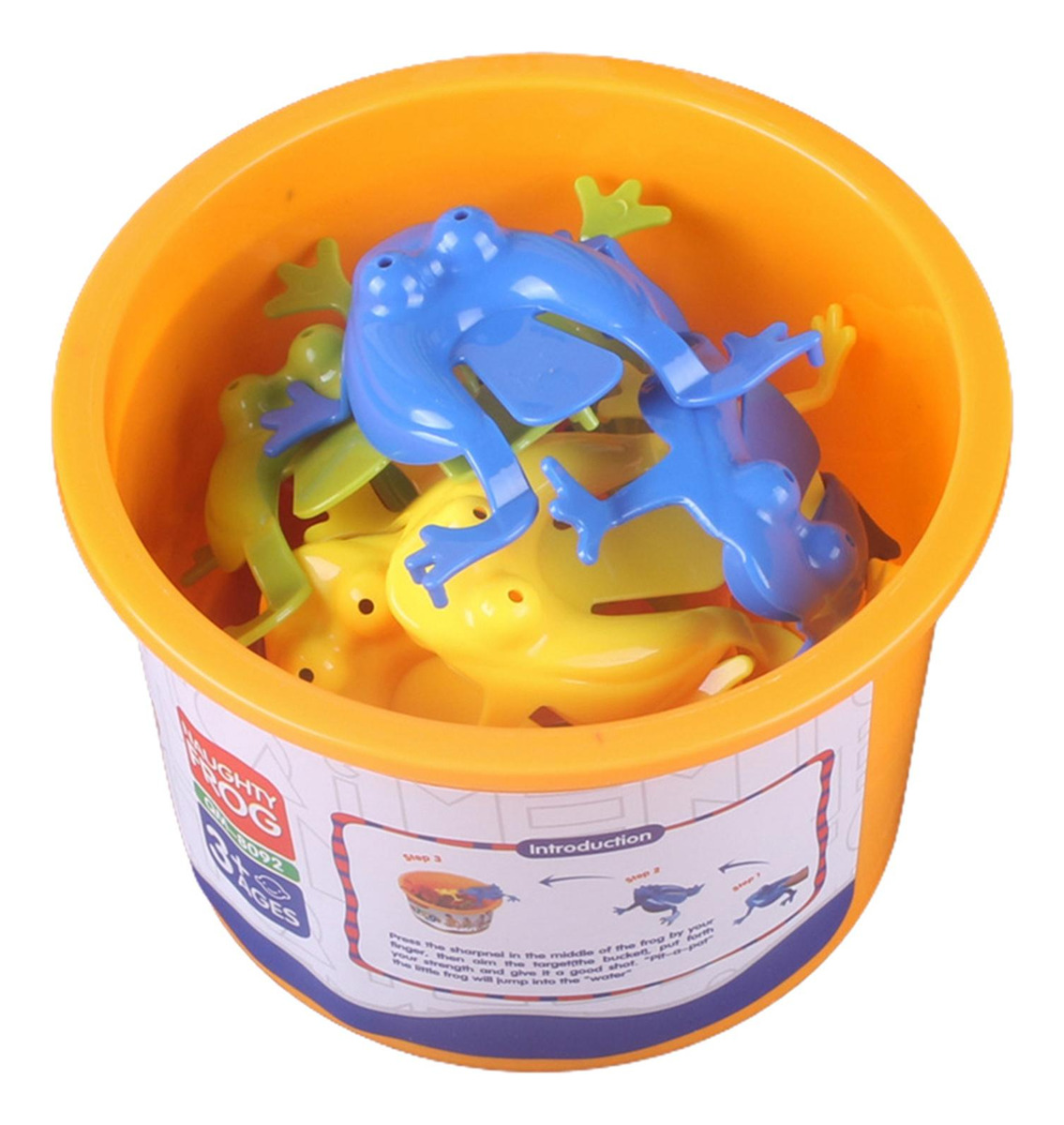12x Brinquedo Sapo Saltitante Com Baldefroggy Party Game - Imagem 6