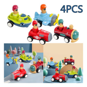 4 Peças De Brinquedo Infantil De Desenho Animado Para Crianç