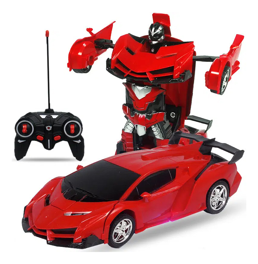 Robot Deformation Rc Car 360° Giratório Stunt Race Car Toys - Imagem 10