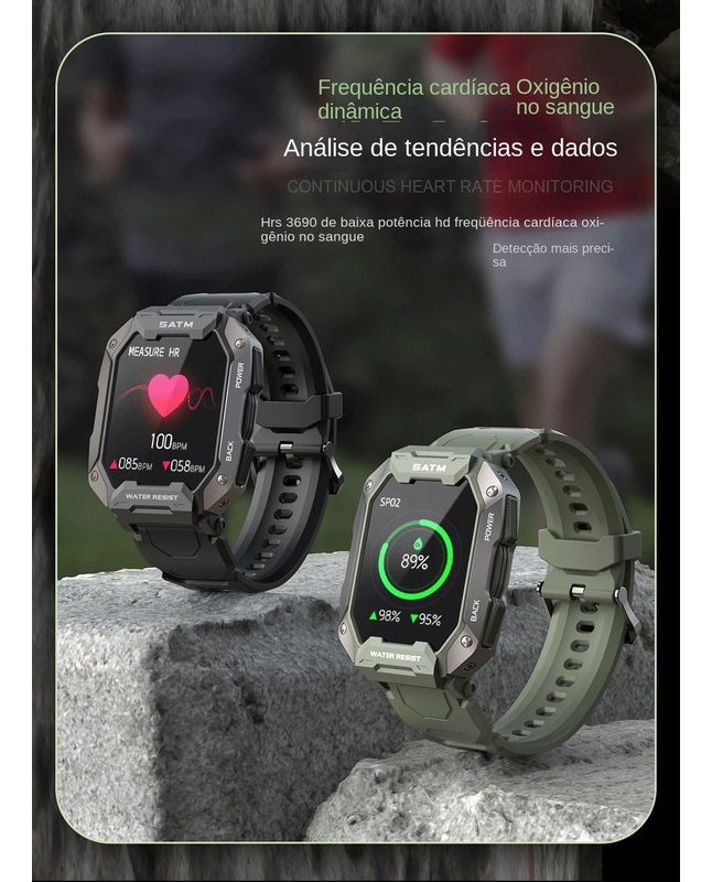 Modelagem Mecânica Externa C20 Smart Watch De 1,69 Polegadas - Imagem 3