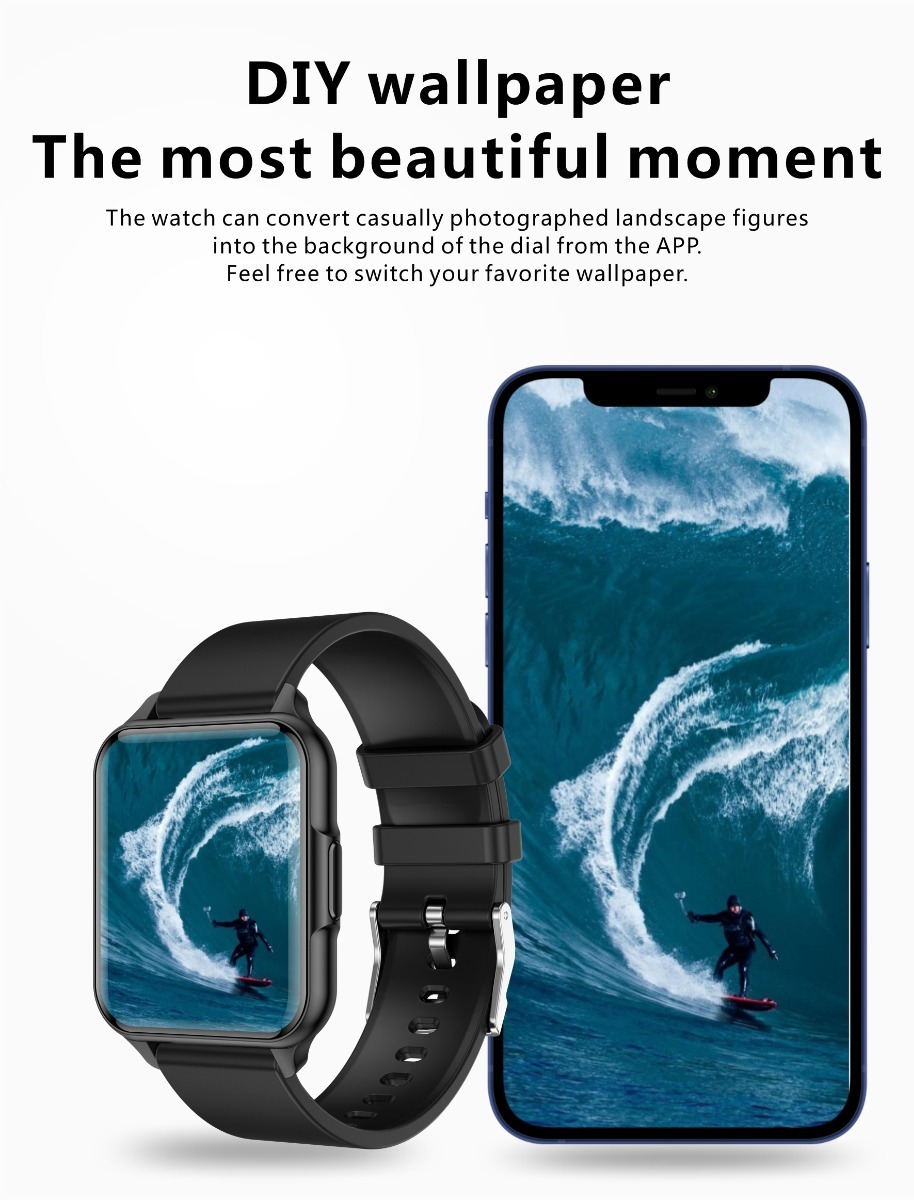 Sport Bluetooth Smartwatch Homens Mulheres Relógio De Temper - Imagem 15