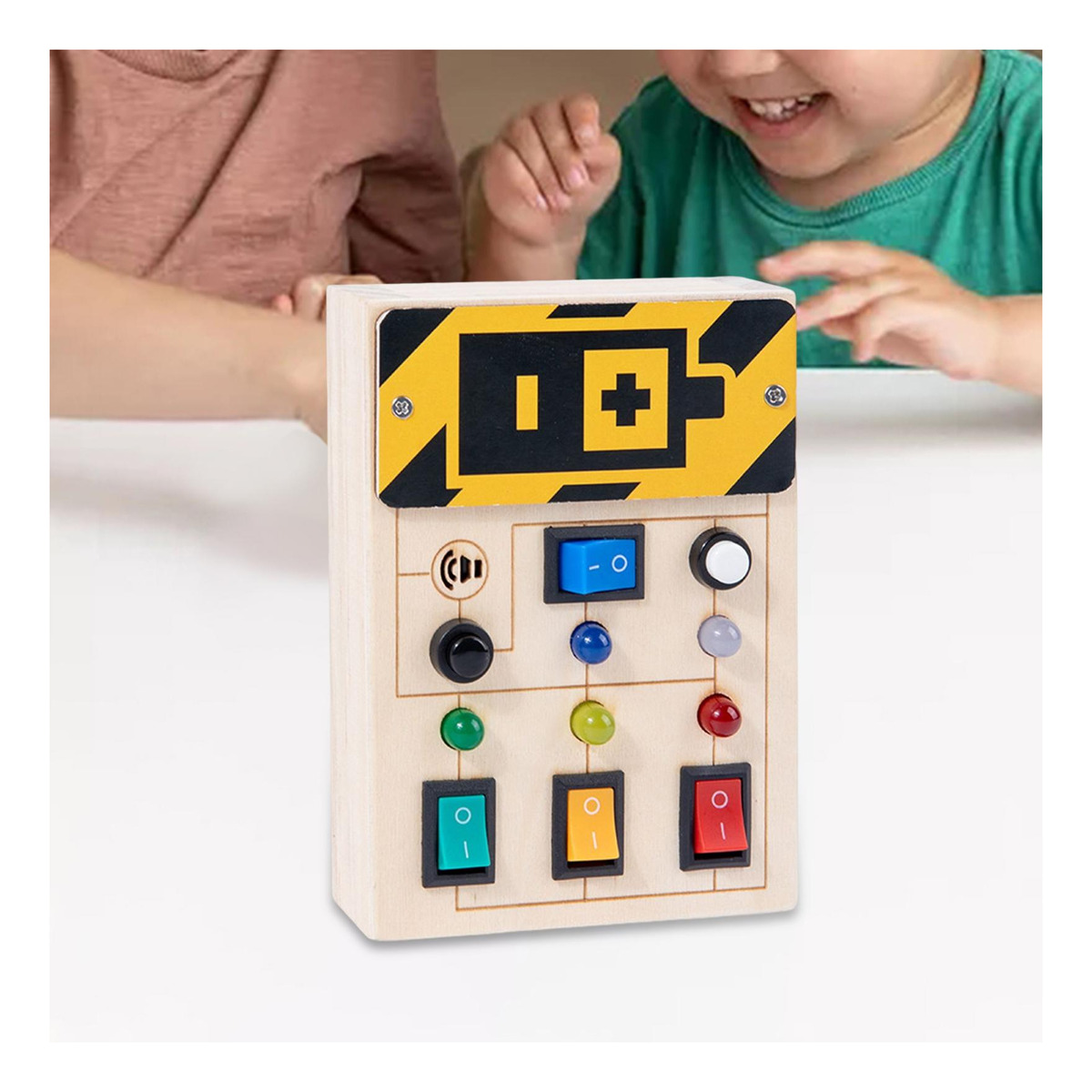 Placa Sensorial Adereço De Ensino Atividades De - Imagem 2