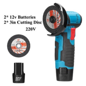 Máquina De Corte E Polimento 12v +2 Bater Angle Grinder