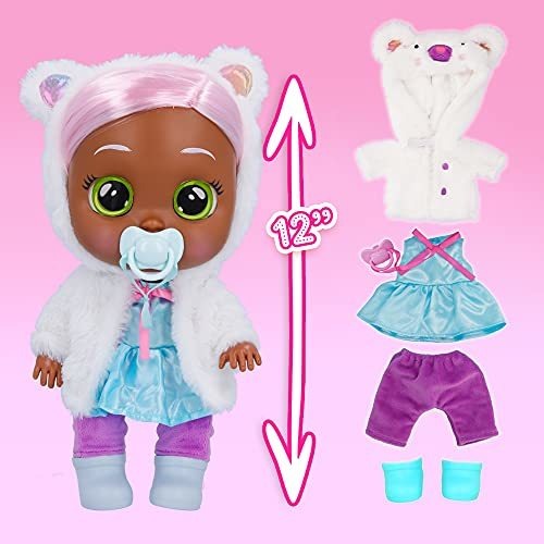 Cry Babies Dressy Pearly 12 Baby Doll Vestido Azul Branco - Imagem 3