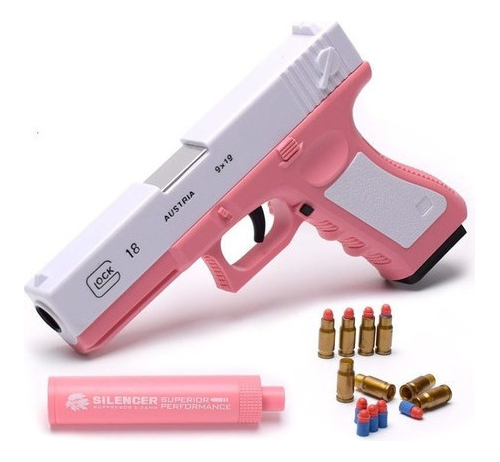 Arma De Brinquedo Infantil Tiktok A Mesma Arma De Bala Macia - Imagem 2