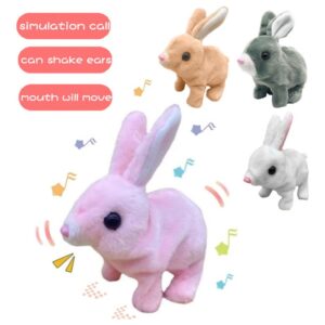 Brinquedo De Coelho Elétrico Infantil Para Caminhar E Pular