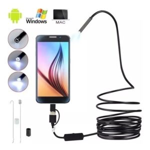 Cabo Led Usb Para Câmera Android Para Endoscópio De 1m