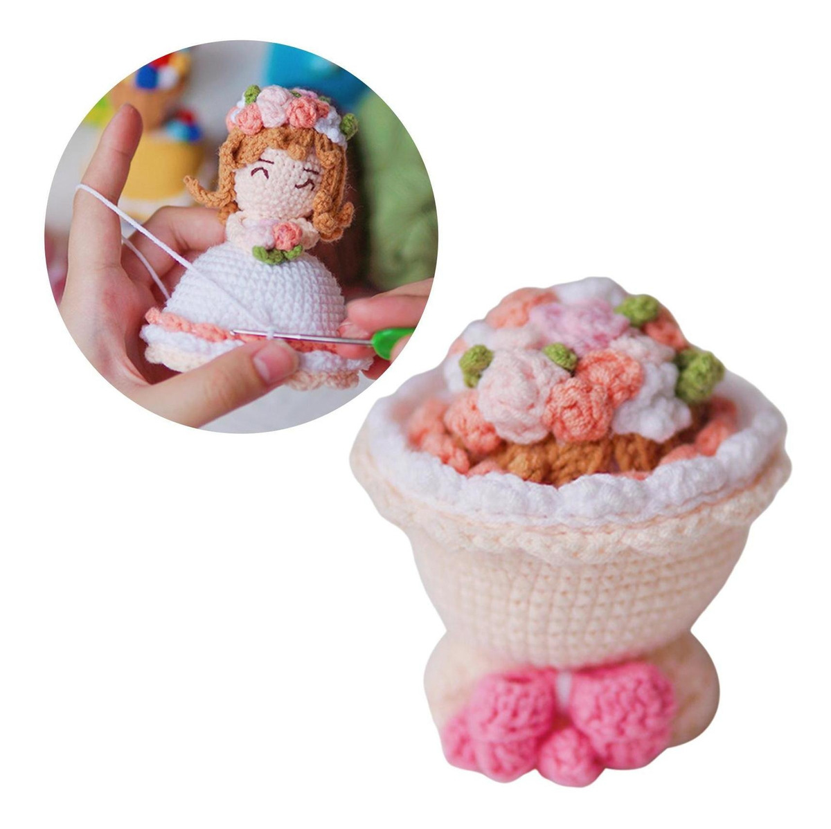 Decoração De Quarto De Boneca De De Crochê Faça Você - Imagem 6