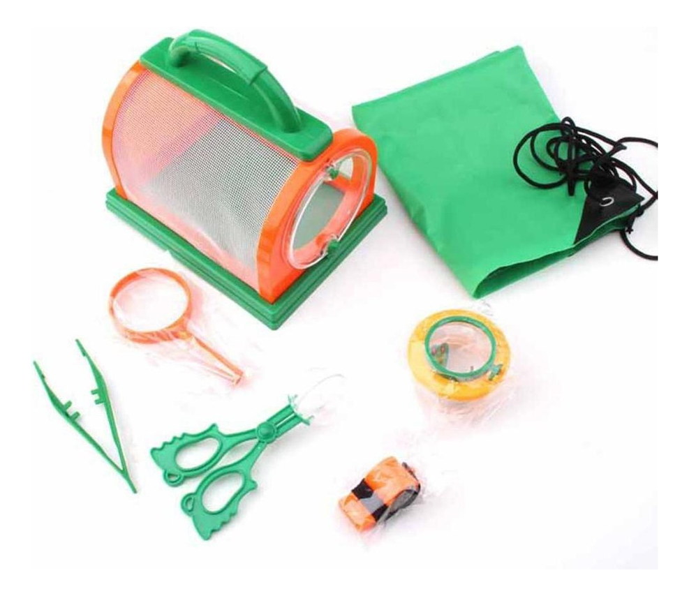 7 Peças Kits De Apanhador De Insetos Lupa Recipiente Para - Imagem 8