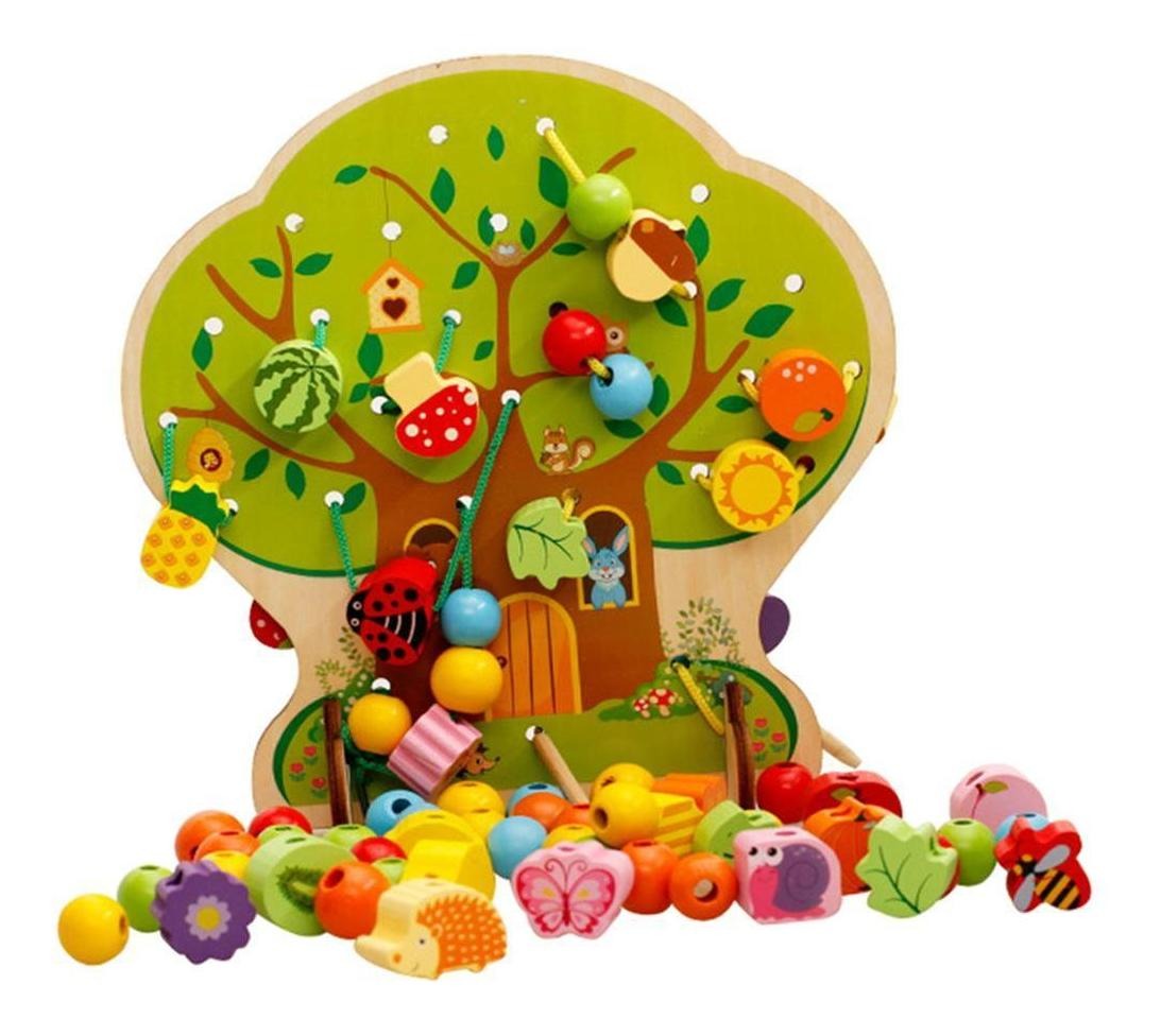 Brinquedos Educativos Matemáticos De Madeira Para Frutas
