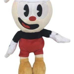 2pcs/set Cuphead Mugman Boneca De Pelúcia Infantil 25cm