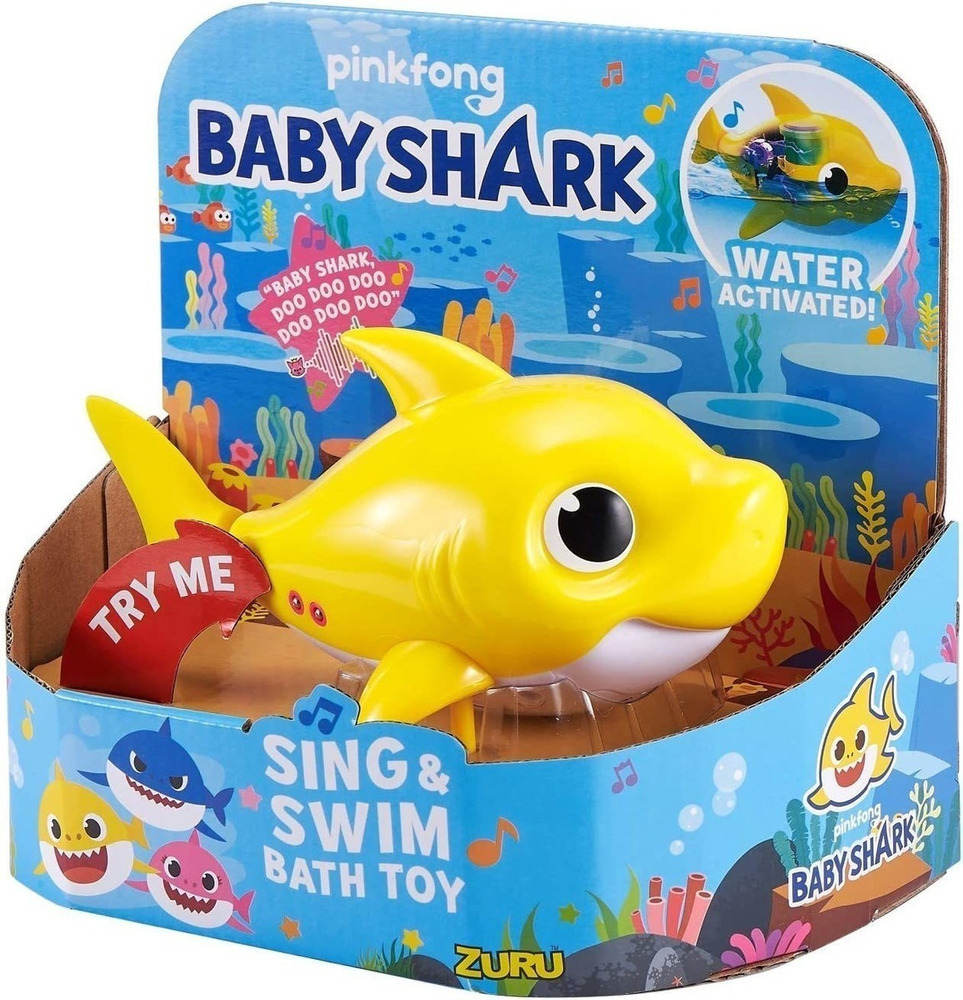 Robo Alive Junior Baby Shark Alimentado Por Bateria - Imagem 2