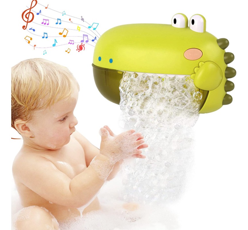 Brinquedos Do Banho Do Dinossauro, Máquina Automática Da Bol