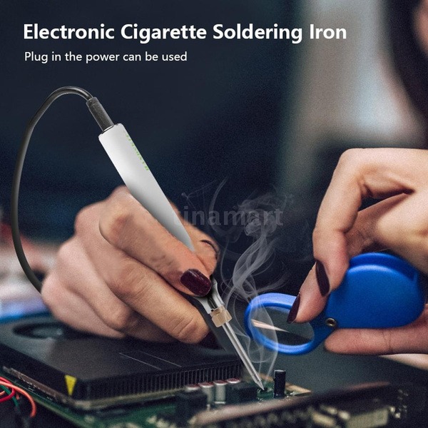 Usb Carregamento Ferro De Solda 5v 8w Temperatura Ajustável - Imagem 7