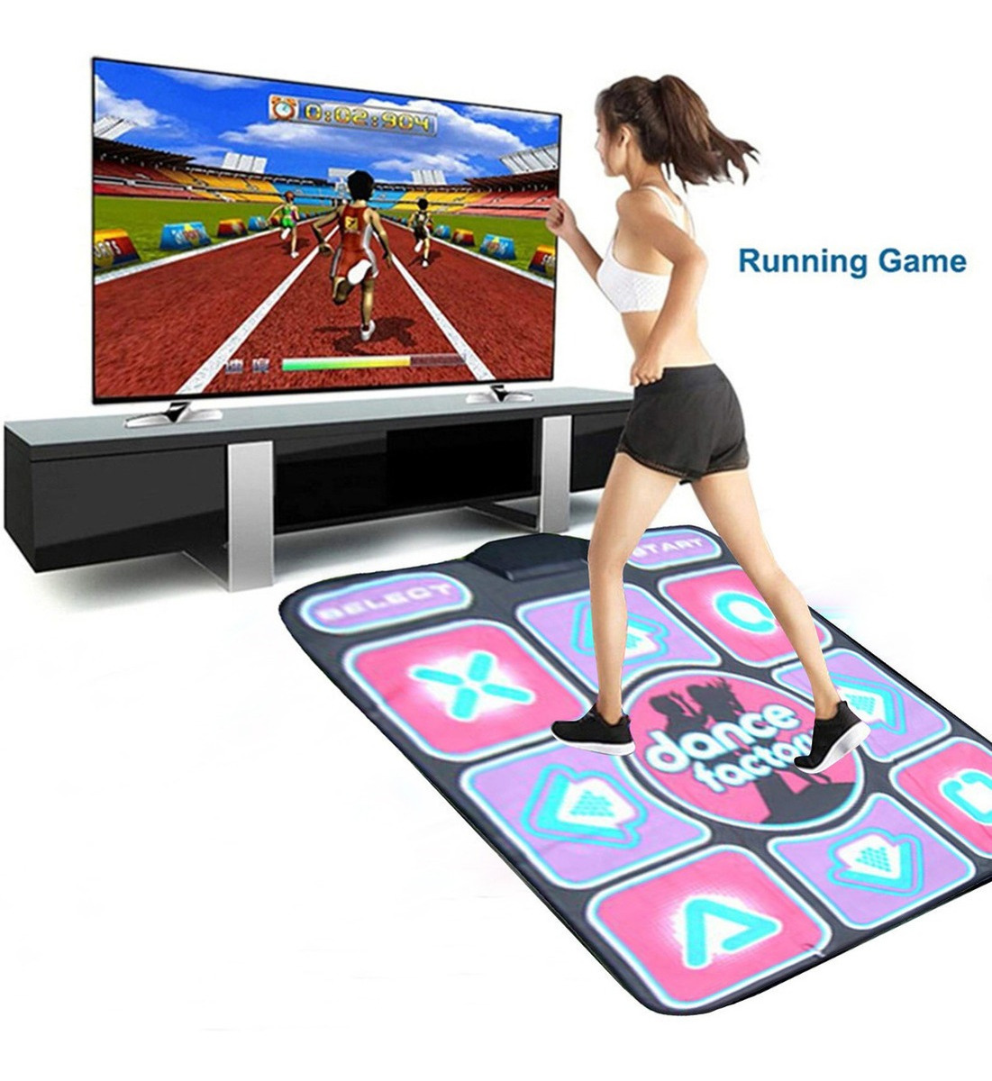 Dancing Mat Non-slip Dancers Mat Almofada Sentimento Jogo Y - Imagem 3