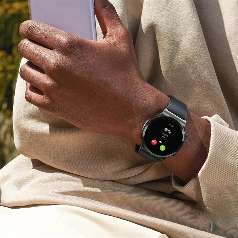 Para Huawei Xiaomi Novo Nfc Bluetooth Impermeável Relógio In - Imagem 6