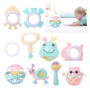 Conjunto De Brinquedos Educativos De Borracha Macia Baby Rat