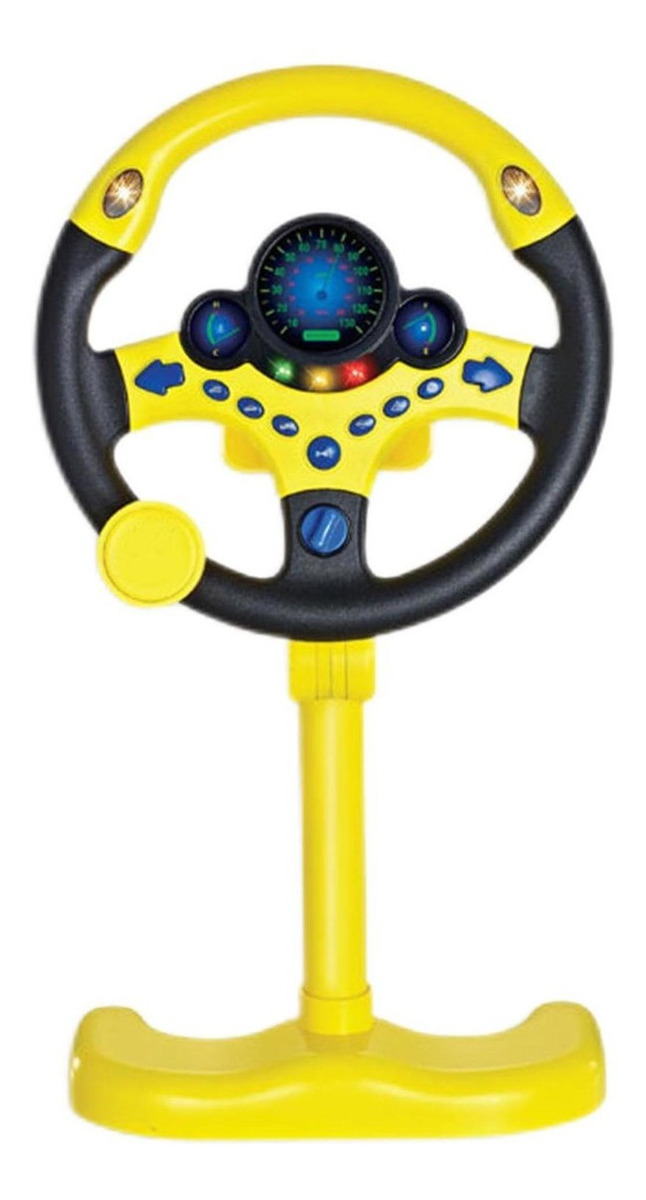 Volante Simulado Para Controle De Direção Infantil Com - Imagem 2