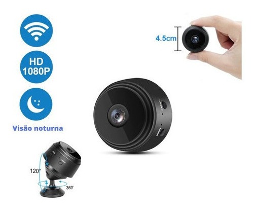 A9 Wifi Monitoramento E Segurança Mini Câmera Espiã