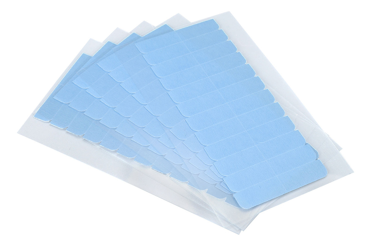 Peruca De 5 Folhas, Fita Adesiva Dupla Face, Azul, Impermeáv - Imagem 9
