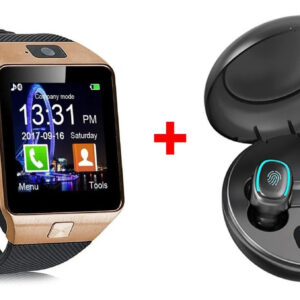 Fones De Ouvido Sem Fio Dz09 Smartwatch+a10