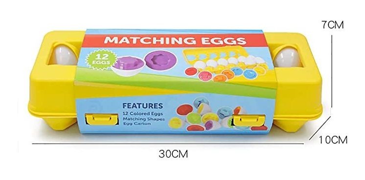 12pcs Brinquedo Educacional Bebê Brinquedo Ovo Quebra-cabeça - Imagem 14