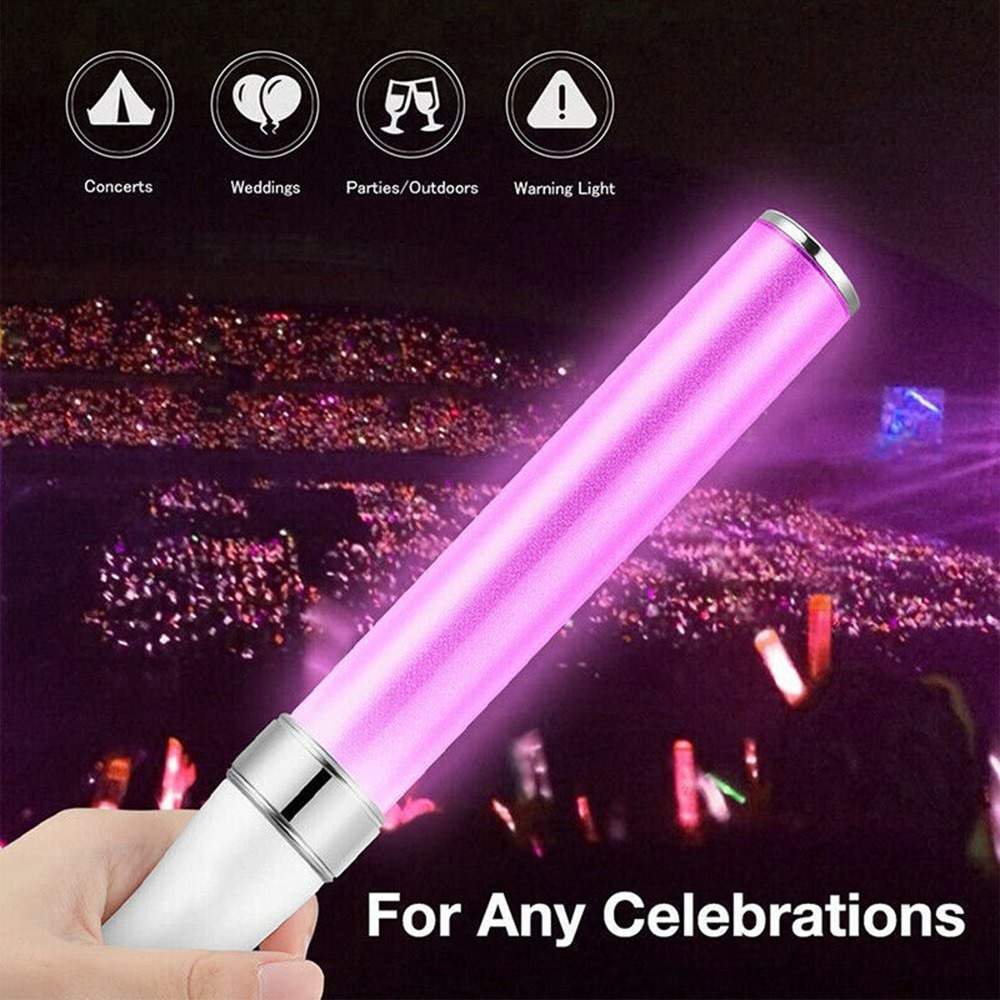 Bastões De Luz Led Led Glow Sticks 15 Cores Poi Comutáveis - Imagem 5