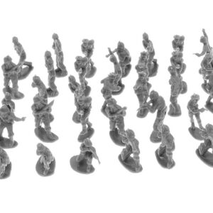 100 Pieces 2 Cm Plástico Soldado Brinquedo Figurs Exército
