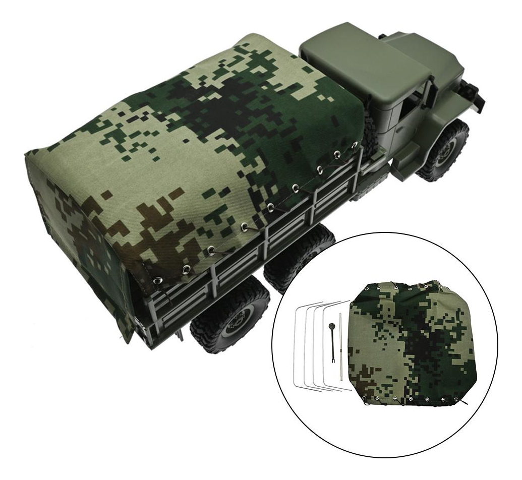 Capa De Lona De Carro 1/16 Rc Para Wpl B14 B14k B24 B24k B16 - Imagem 15