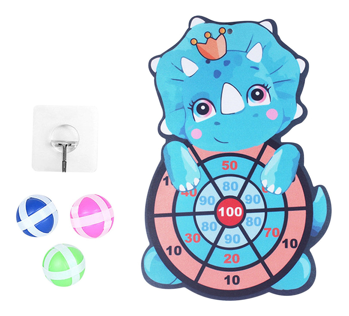 Um Tabuleiro De Dardos Infantil Ao Alvo Sticky Ball Self-adh - Imagem 2